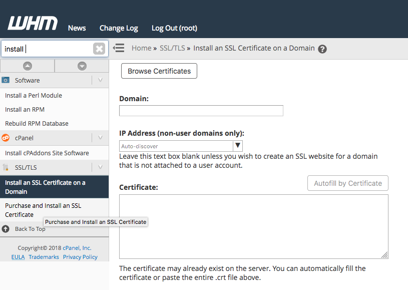 Instalare certificat SSL pe server VPS