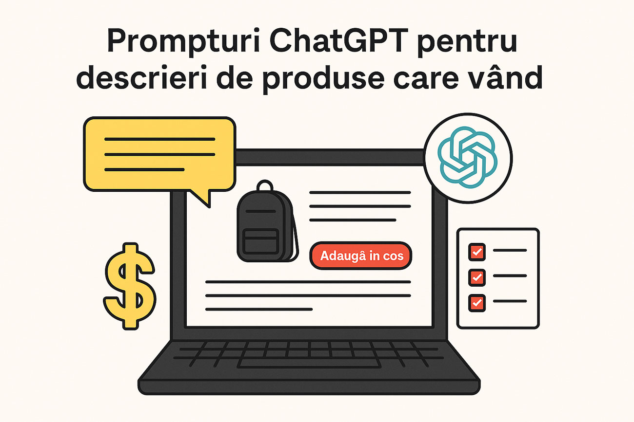 Prompturi ChatGPT pentru descrieri de produse