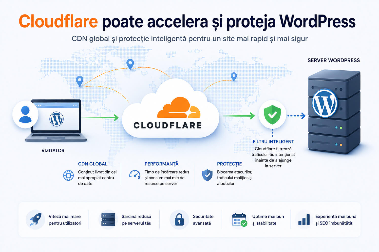 Cloudflare and WordPress: Performance and Security