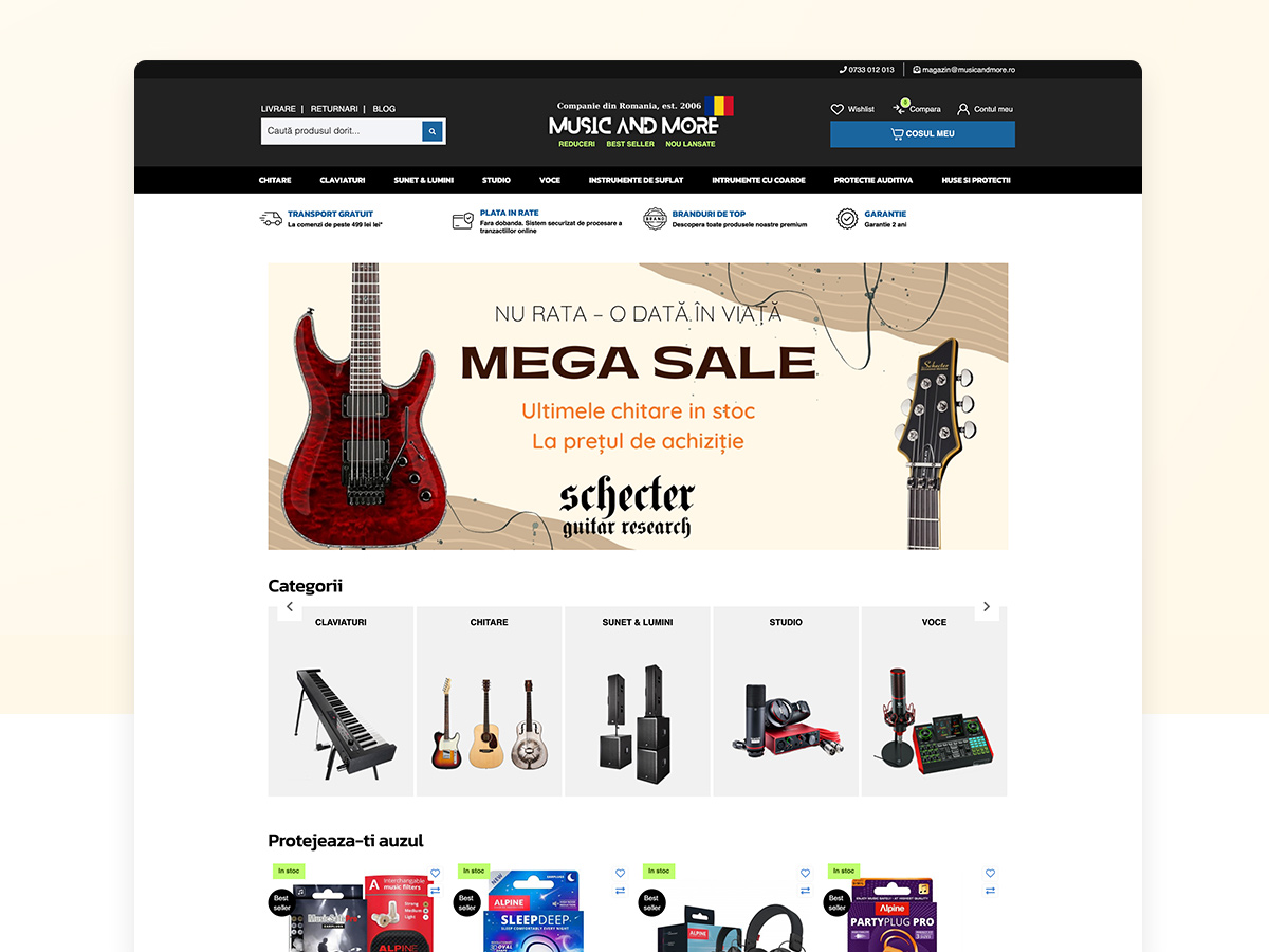 music&more web design