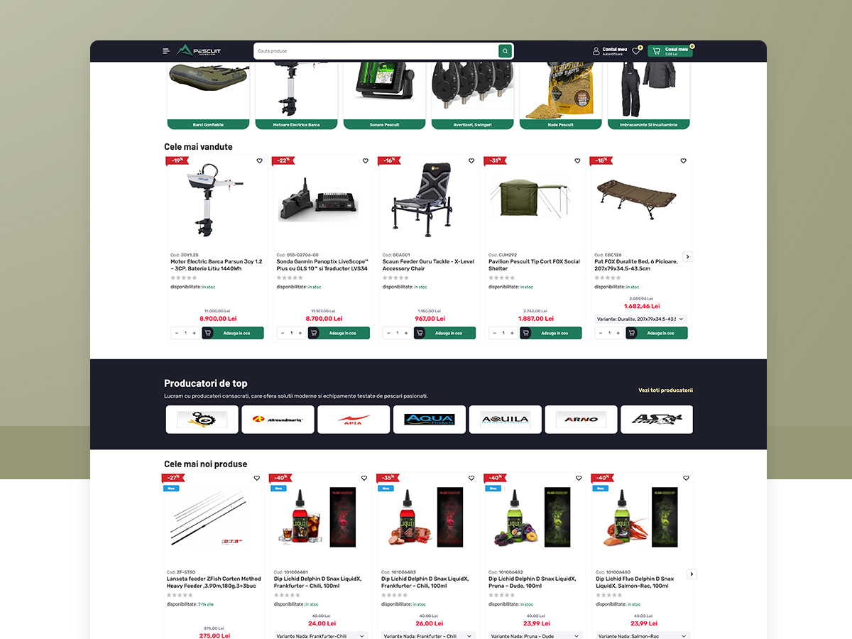 pescuitnonstop.ro web design