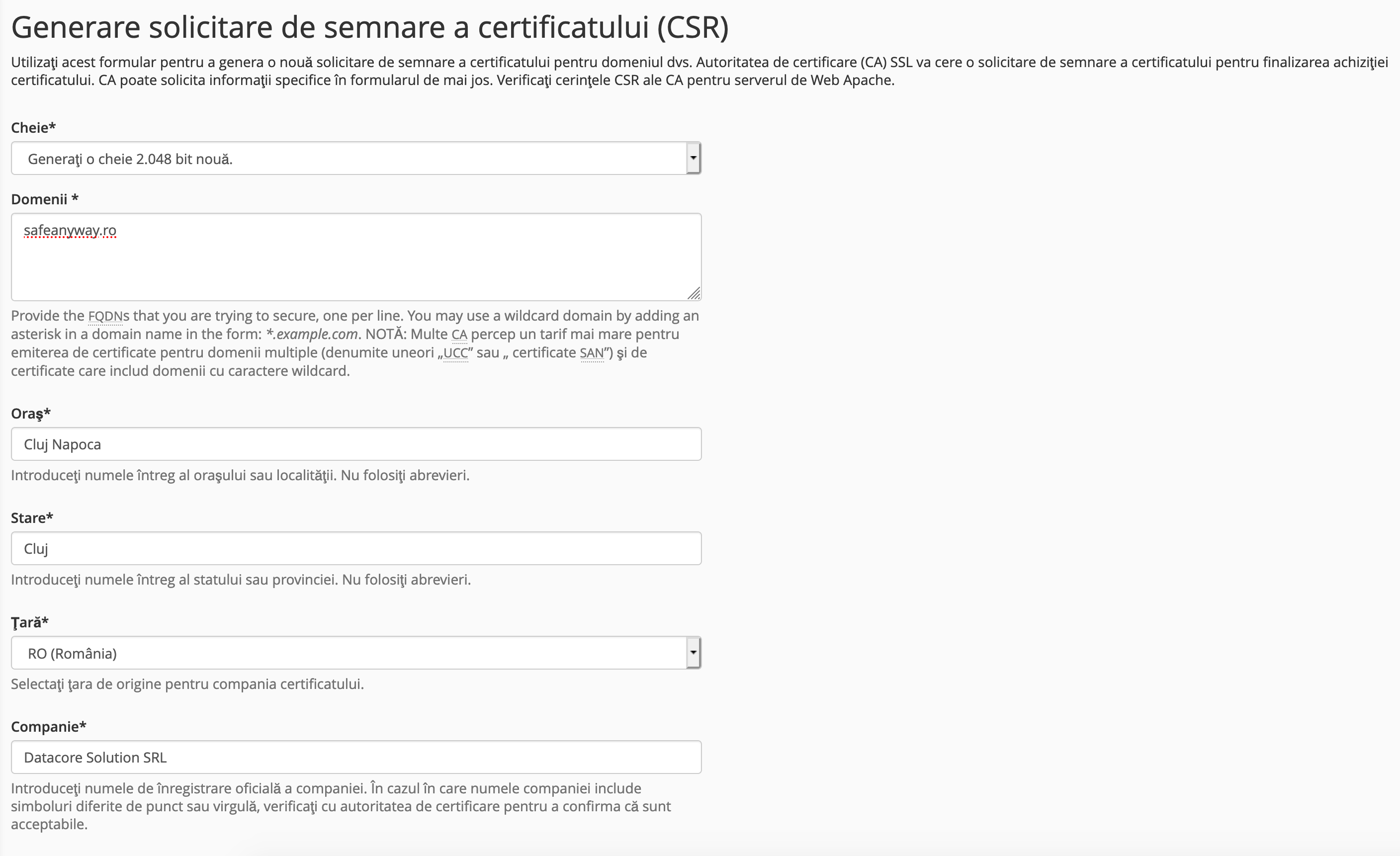 Generare CSR din cPanel 1 Screenshot 2020 06 11 at 12.48.40