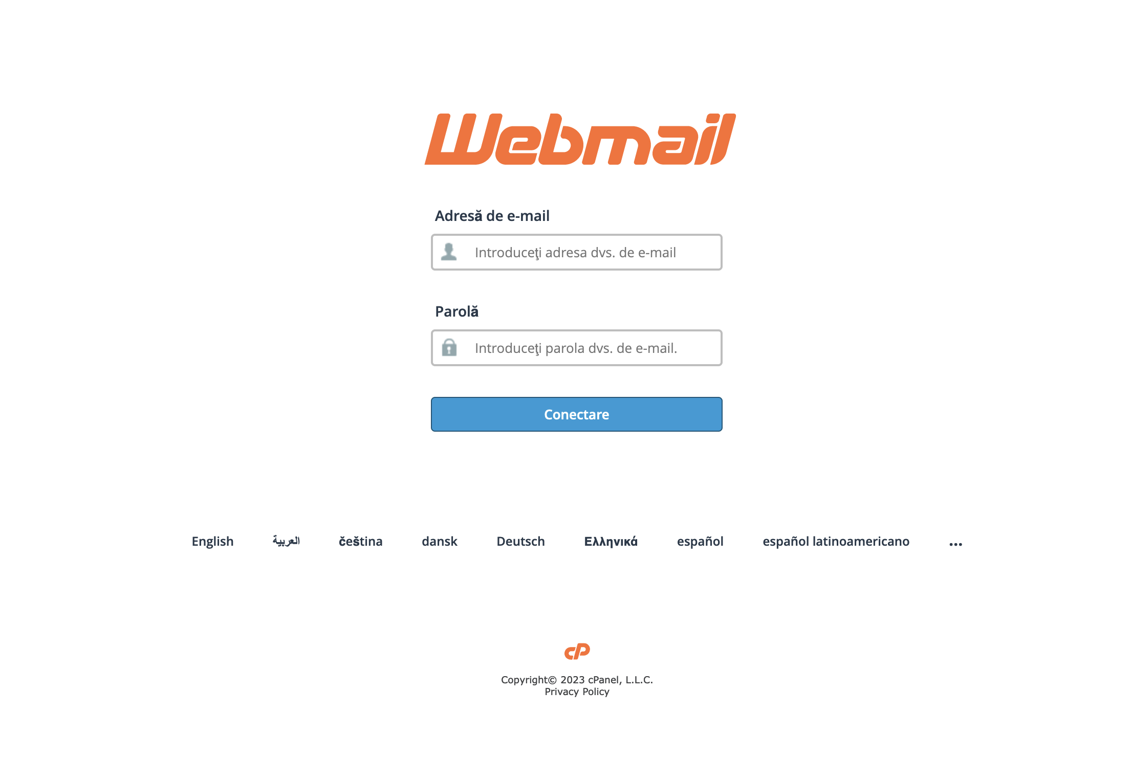 Cum sa te conectezi la Webmail? 1 Cum sa te conectezi la Webmail