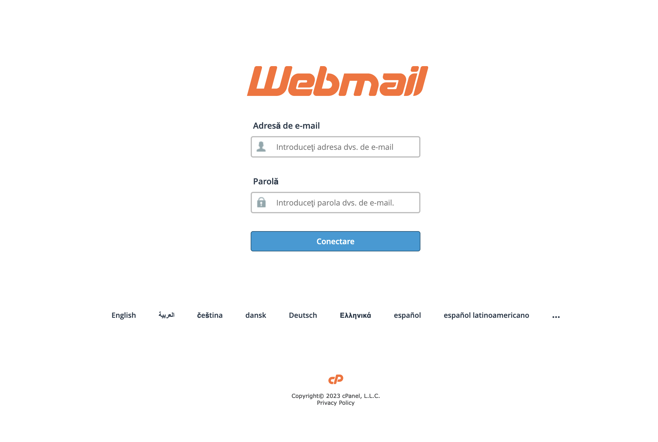 Cum sa te conectezi la Webmail