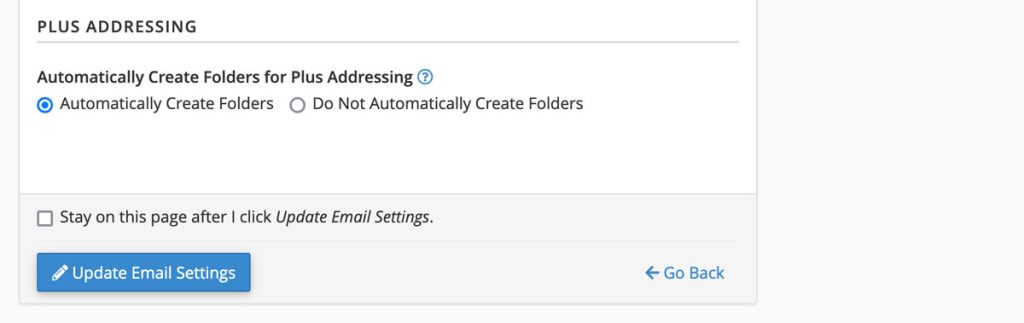 update parola cpanel