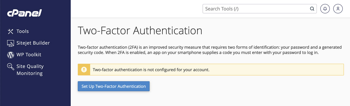 Securizare Cont NameBox 2FA în cPanel