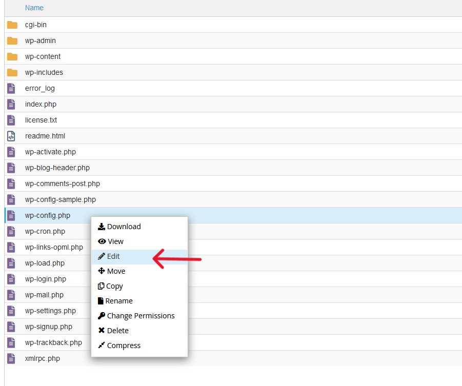 wpconfig pentru rezolvare eroare critică WordPress