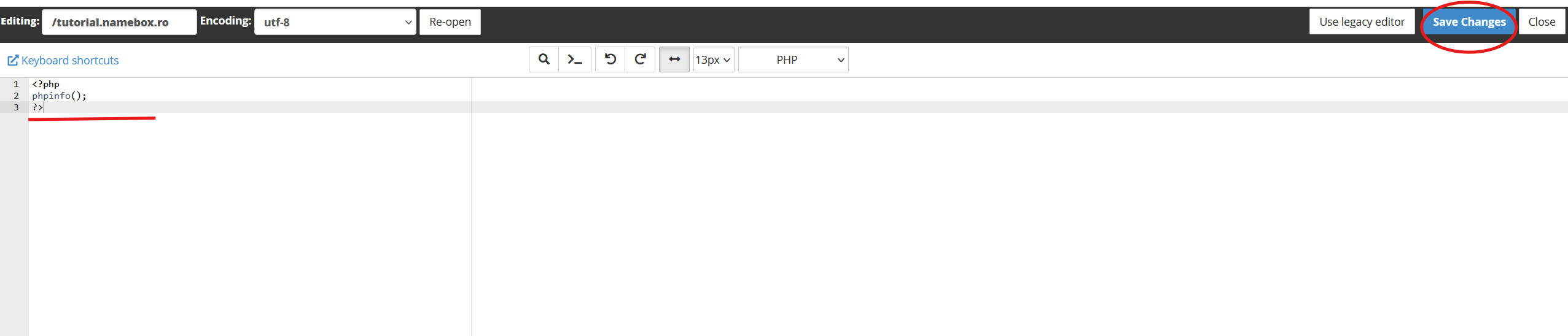 Tutorial 2025: Cum să creezi un Fisier phpinfo